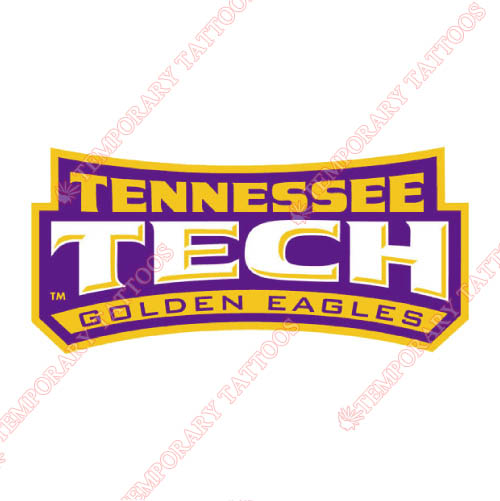 Tennessee Tech Golden Eagles Customize Temporary Tattoos Stickers NO.6456